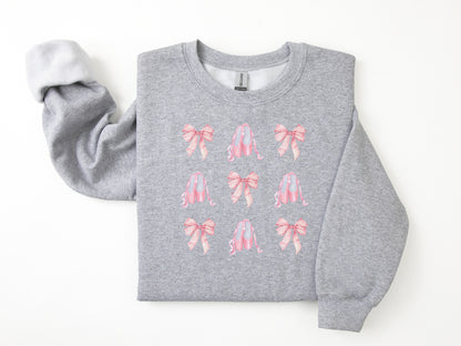 NRDA Bow & Ballerina Slippers Crewneck