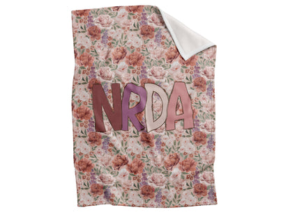 NRDA Muted Floral Blanket