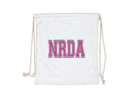NRDA Varsity Letter Sweatshirt Drawstring Bag