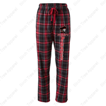 Flannel Pants - ASB Parrot, St. Barts Pirate OR Pirate Block Letters (Adult)