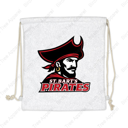 Drawstring Sweatshirt Bag - St. Barts Pirate or ASB Parrot