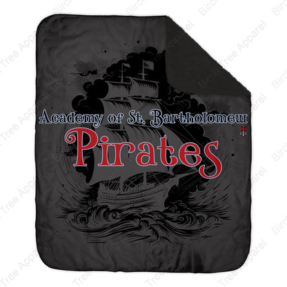 Blanket (Black Sherpa) - St. Barts Pirates, ASB Parrot, St. Barts Pirate OR ASB Pirate Ship