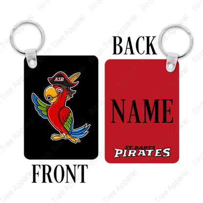Key Chain - St. Barts Pirate OR ASB Parrot