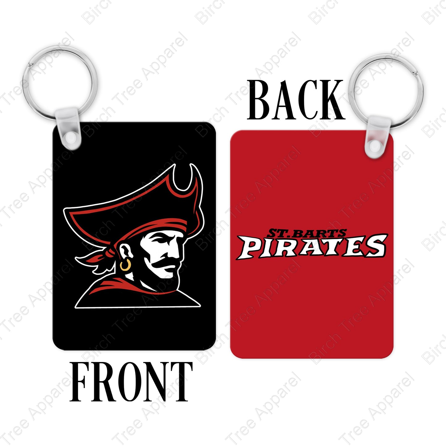 Key Chain - St. Barts Pirate OR ASB Parrot