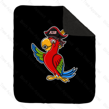Blanket (Black Sherpa) - St. Barts Pirates, ASB Parrot, St. Barts Pirate OR ASB Pirate Ship