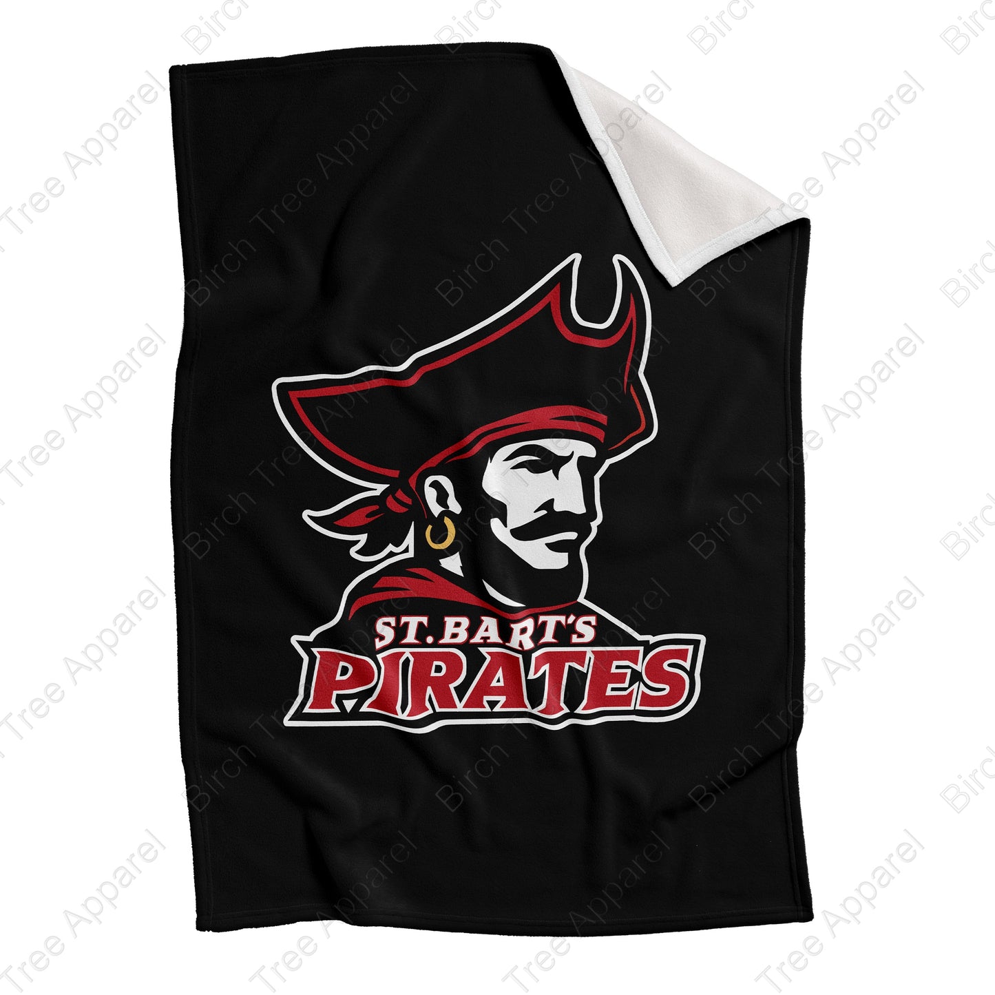 Blanket (Minky) - St. Barts Pirates, ASB Parrot, St. Barts Pirate OR ASB Pirate Ship
