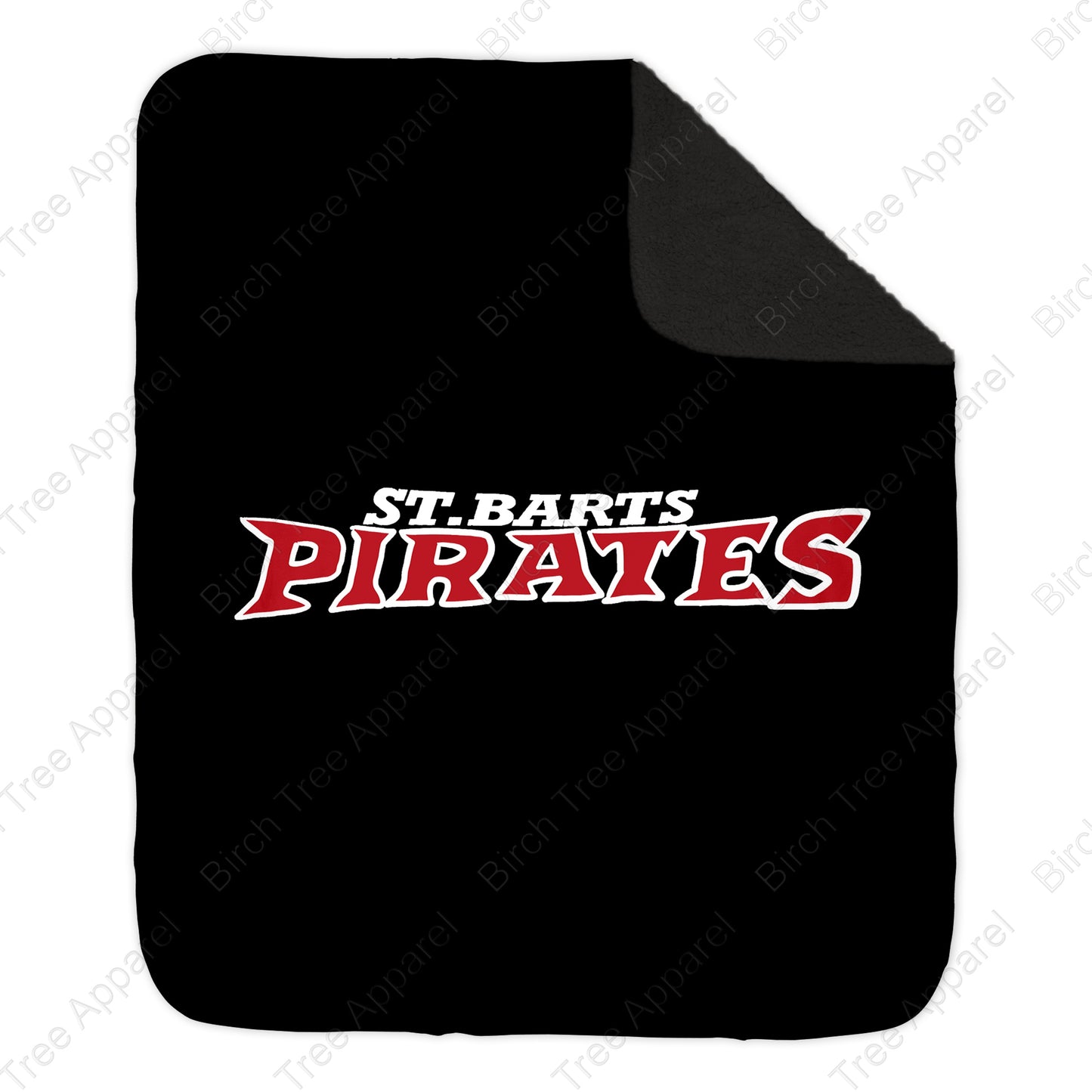 Blanket (Black Sherpa) - St. Barts Pirates, ASB Parrot, St. Barts Pirate OR ASB Pirate Ship