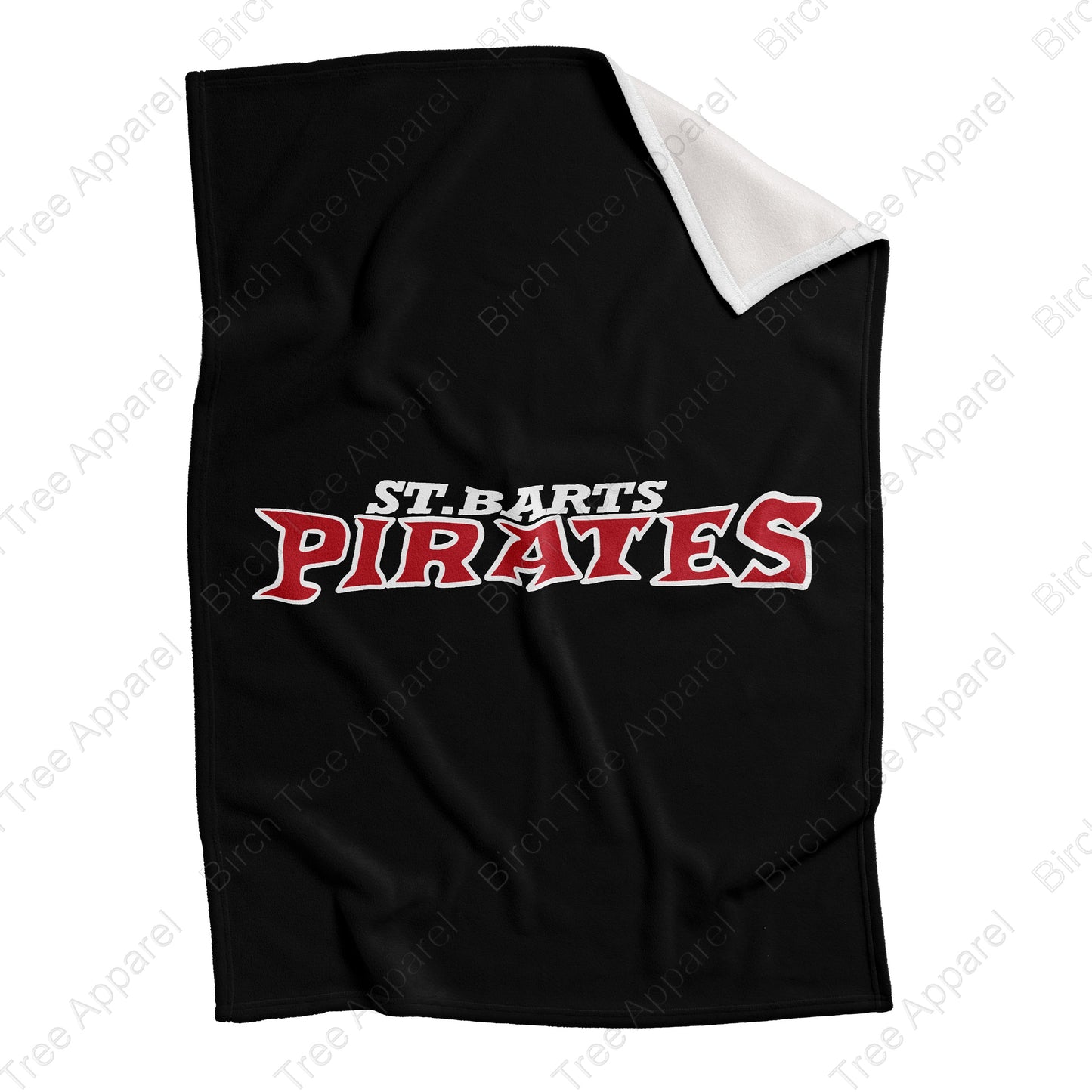 Blanket (Minky) - St. Barts Pirates, ASB Parrot, St. Barts Pirate OR ASB Pirate Ship